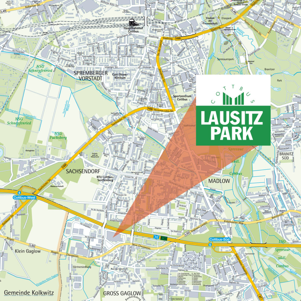 Anfahrt - Lausitz Park Cottbus